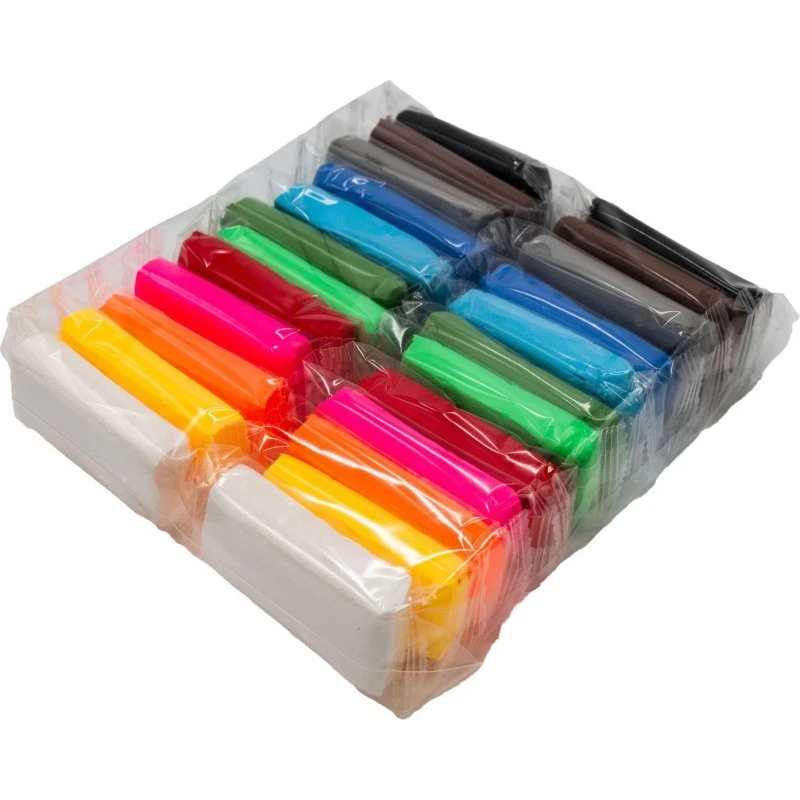 Colorations Air Dry Clay Farvesæt med 24 poser