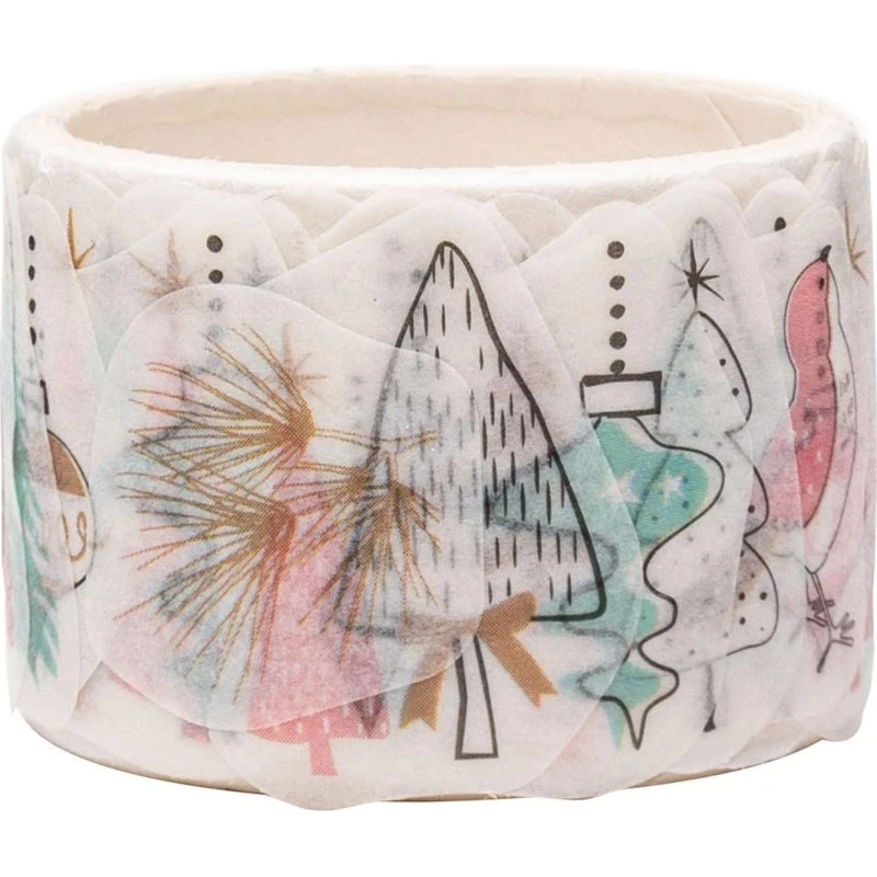 Colorations Washi Stickers - Juletema - 80 stk.