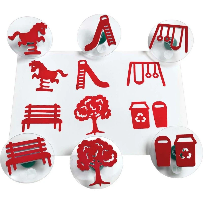 Colorations Easy Grip Stempler Playground - 6 stk.