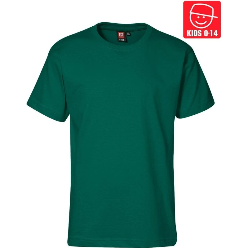 ID T-TIME T-shirt Dame Grøn - Børn