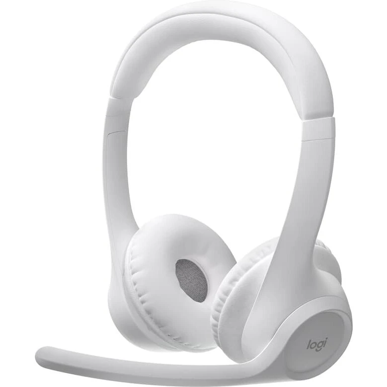 Logitech Zone 300 trådløst headset USB-C, støjreducerende mikrofon (hvid)