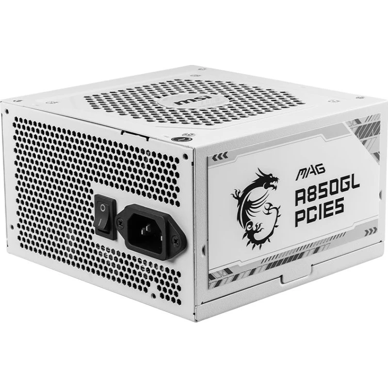 MSI MAG A850GL PCIE5 WHITE 850W ATX 3.1 80+ Gold