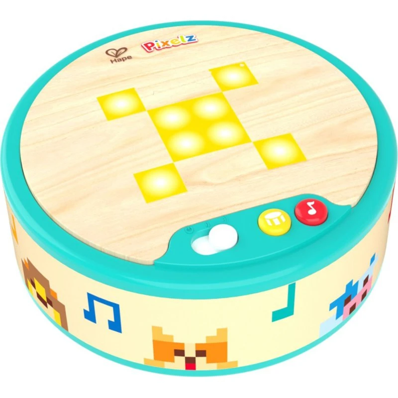 Hape Pixelz Bright Beats Tromme med lys og 2 spillemodes
