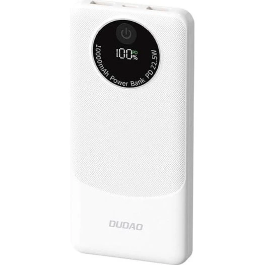Dudao K12 Powerbank 10000mAh 22.5W PD USB-C/A - Hvid
