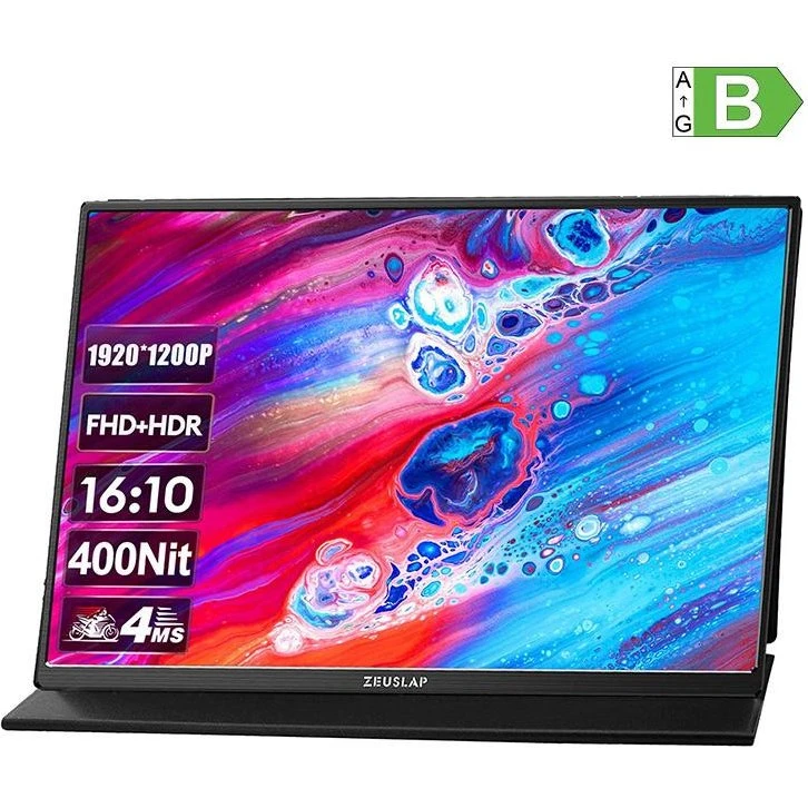 Zeuslap Z14Lite 14" Bærbar skærm - WUXGA IPS 16:10