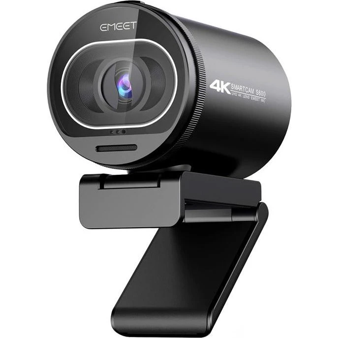 eMEET SmartCam S600 Webcam Kit - 4K UHD, Sort