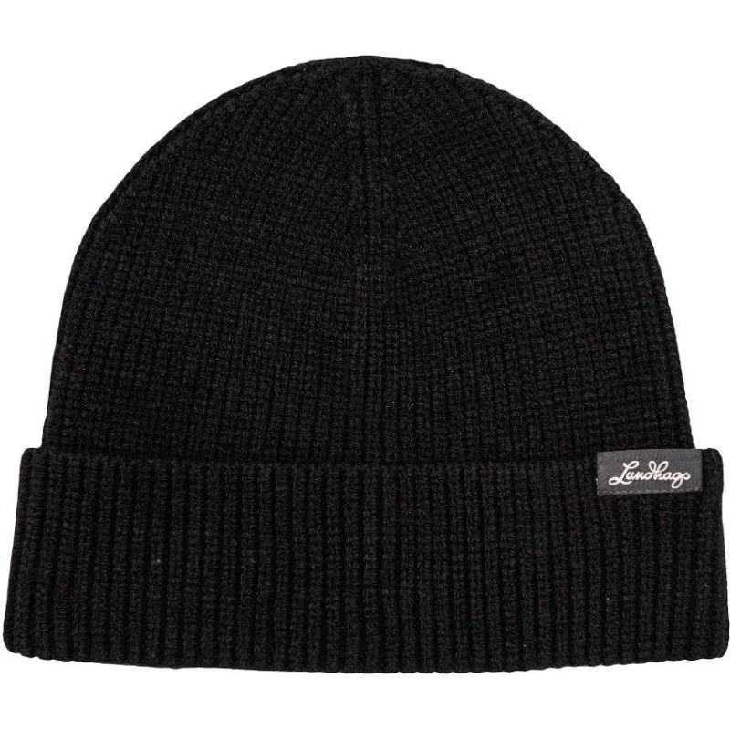 Lundhags Core Ribbed Beanie - Sort