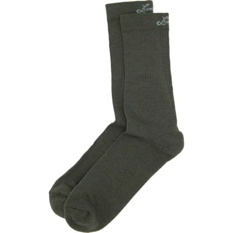 Lundhags Merino Trekking Sock Mid - Forest Green - Str. 43-45