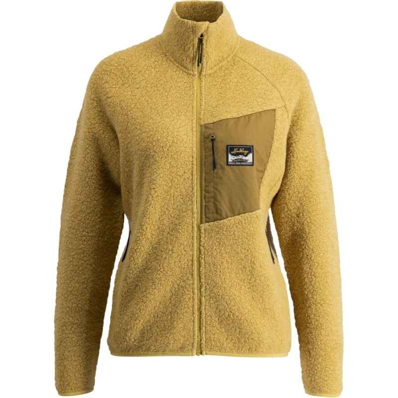Lundhags Flok Wool Ws Pile Jakke - Straw - Str. XS