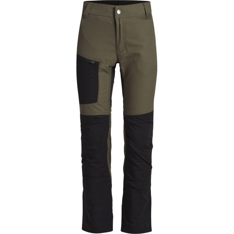 Lundhags Fulu Stretch Hybrid Pant JR - Forest Green/Black - Str. 134