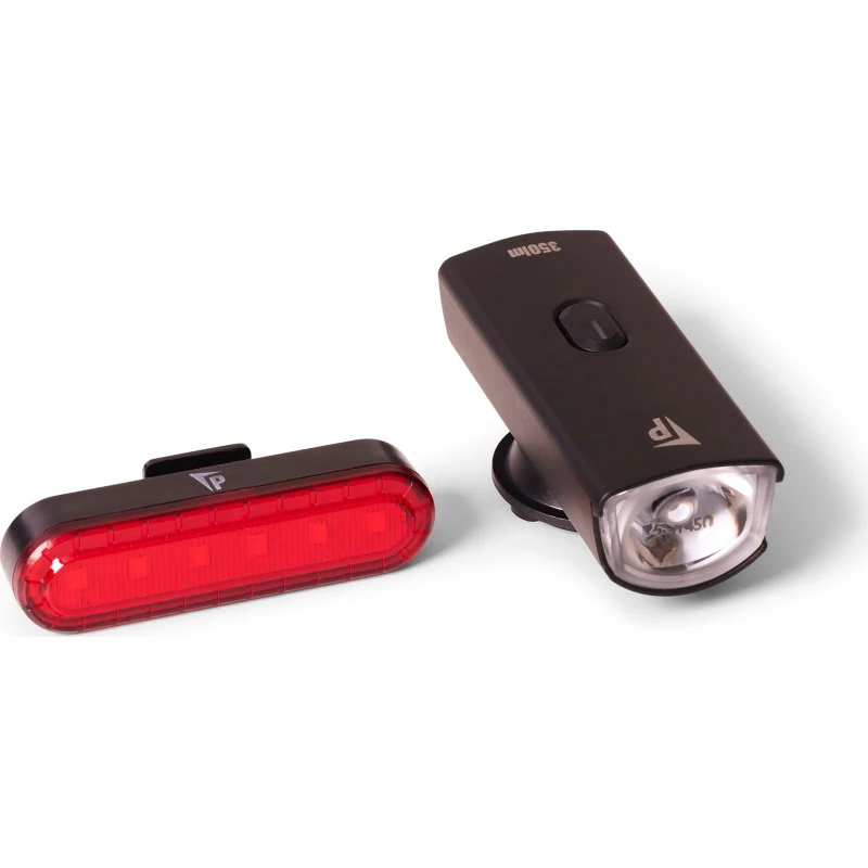 Pathtaker lygtesæt 350 + 10 lumen genopladeligt inkl. holder