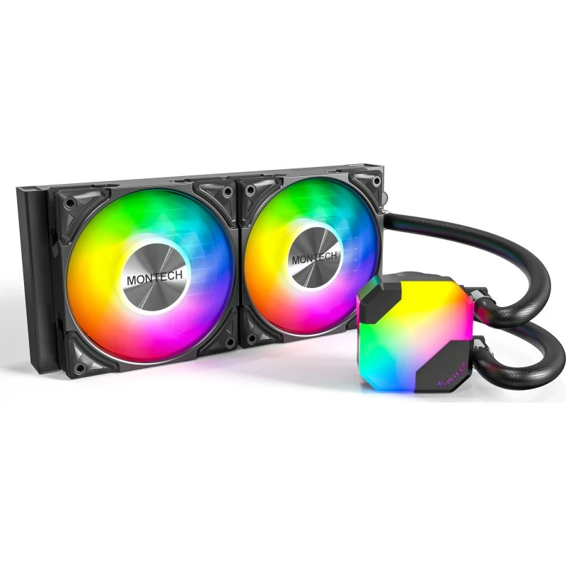 Montech Hyper Flow ARGB 240 AIO - Sort