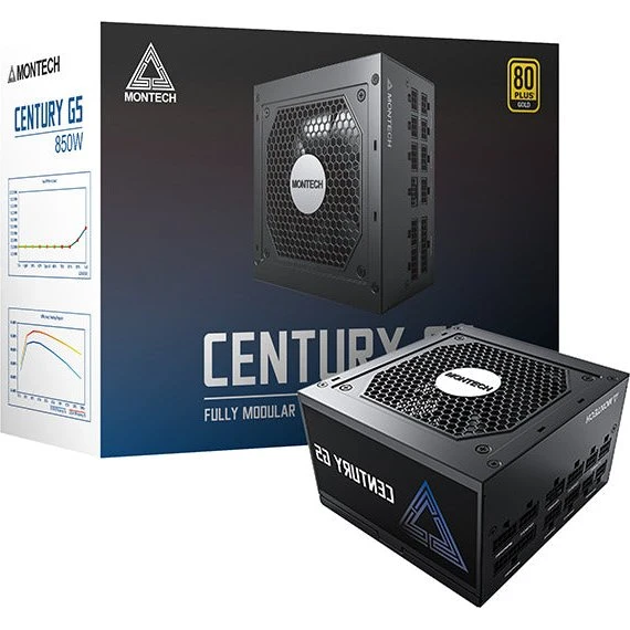 Montech CENTURY GOLD G5 850W ATX 3.0, 80+ Gold