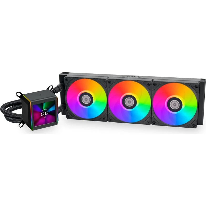 Lian Li Galahad II LCD 360mm – Sort AiO vandkøling