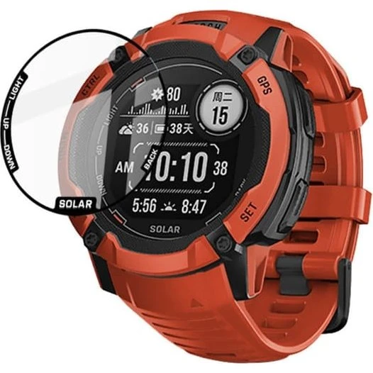 IMAK Skærmbeskyttelse til Garmin Instinct 2X i hærdet glas