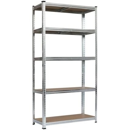Probuilder værkstedsreol 5 hylder, 175 kg pr. hylde, galvaniseret