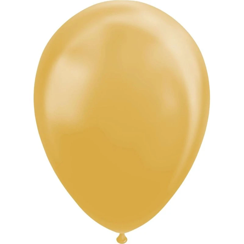 Globos Metalliske Guld Balloner, 30 cm (10 stk.)