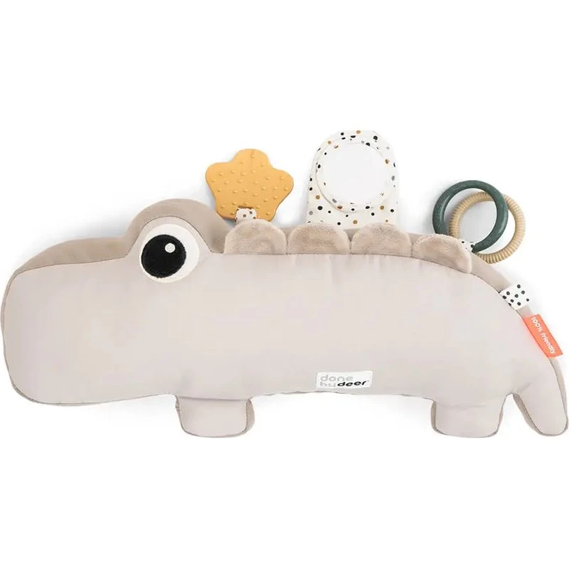 Done By Deer Tummy Time Aktivitetslegetøj Croco - Sand