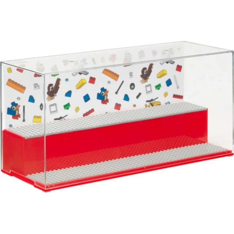 LEGO Play & Display Case, Iconic, rød