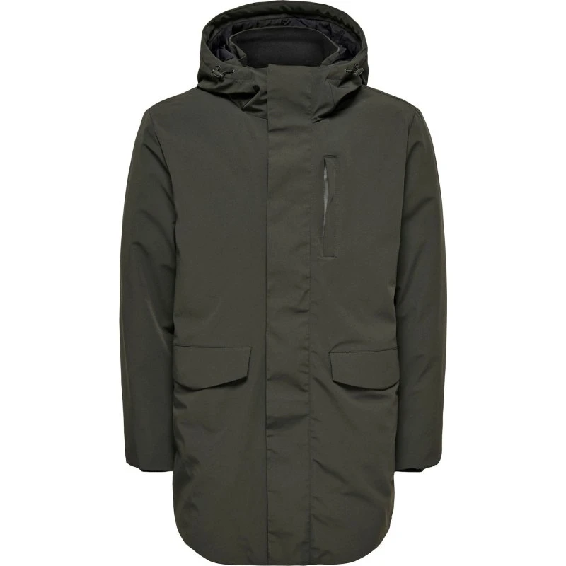 Only & Sons Rico Waterproof Stretch Parka - Grå