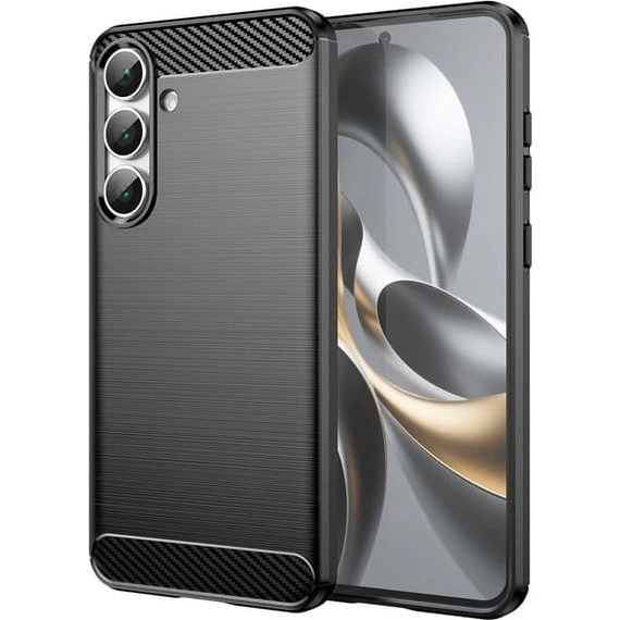 Carbon Flex Samsung Galaxy S25 FE cover - Sort