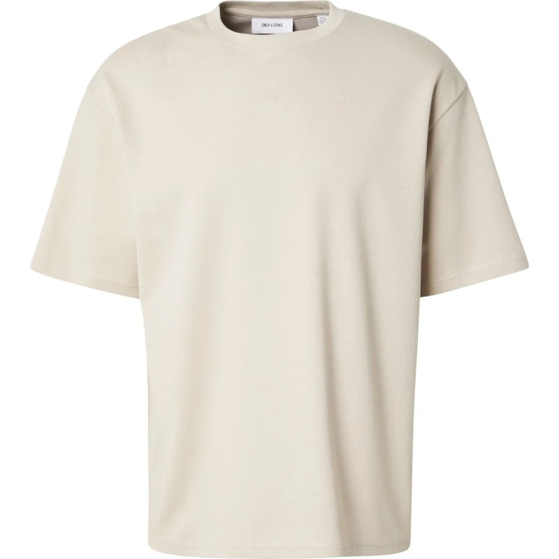 Only & Sons Onscaspian T-shirt i lysebeige