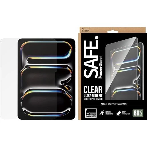 PanzerGlass SAFE Skærmbeskyttelse til iPad Pro 11" (2024-2025)