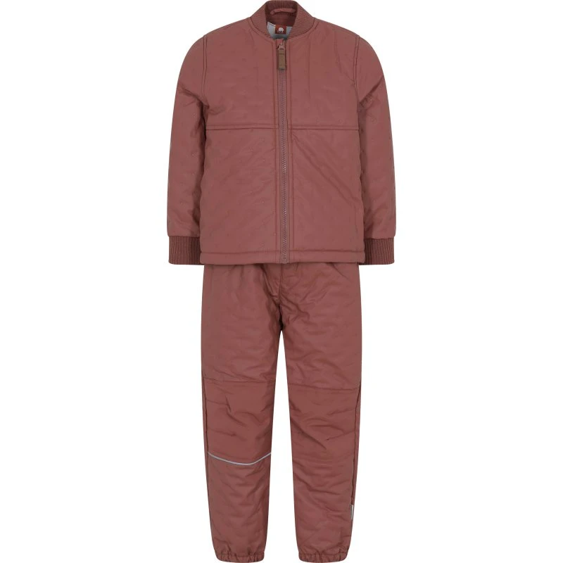 CeLaVi Coated Termosæt m. fleece - Mahogany - 80