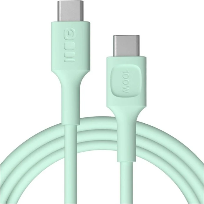 Green Cell PowerFlex USB-C til USB-C kabel 100W PD - 0,3m - Grøn