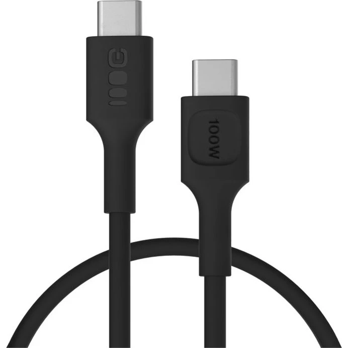 Green Cell PowerFlex USB-C til USB-C kabel - 2 m - Sort