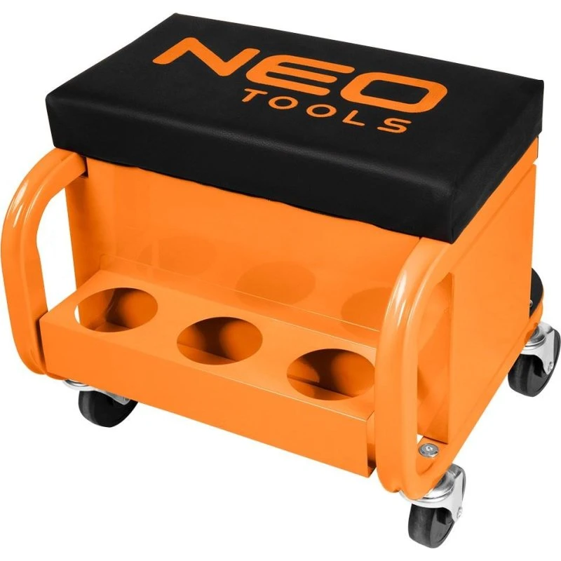 NEO TOOLS 11-605 Værkstedsstol på hjul med skuffer