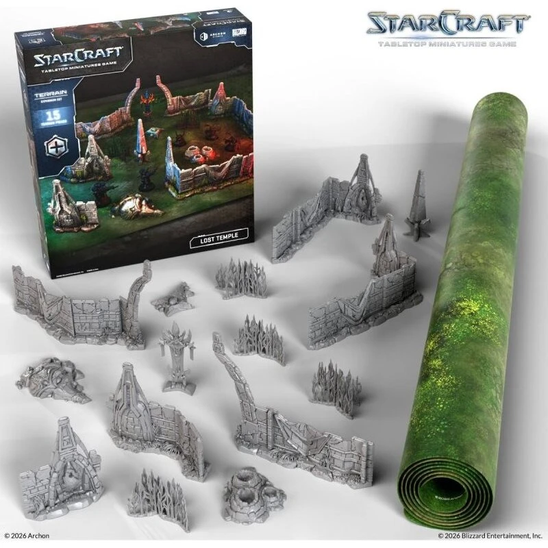 Starcraft Lost Temple Terrain Expansion til Miniatures Game