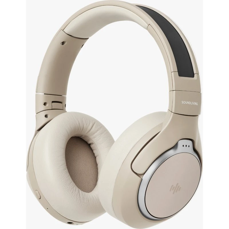 Soundliving Solar Over-Ear ANC Hovedtelefoner - Beige