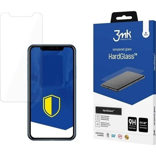 3MK HardGlass 9H Skærmbeskyttelse til iPhone XR