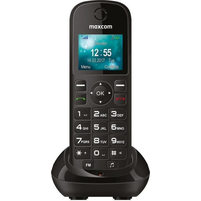 Maxcom Comfort MM35D SE 1,77" Seniormobil - Sort
