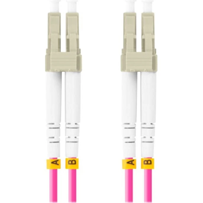 Lanberg OM4 Fiberoptik Patchkabel LC/UPC til LC/UPC - 15m - Violet