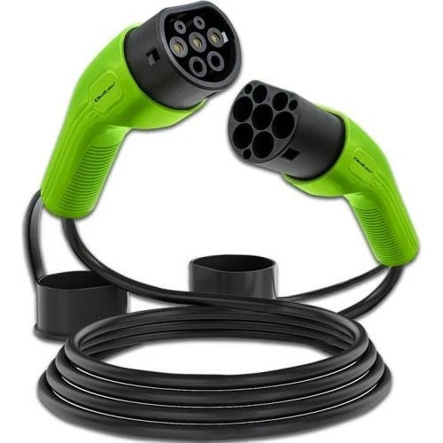 Qoltec 52472 Ladekabel til Elbil Type 2 - 5m - 32A