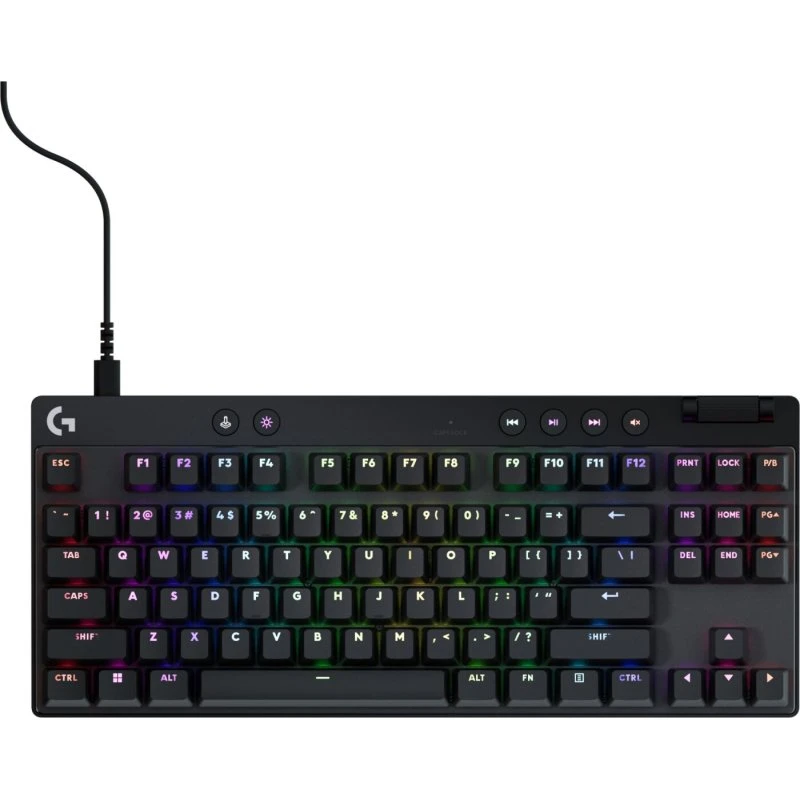 Logitech G PRO X TKL Magnetic Analog - Nordisk, Sort