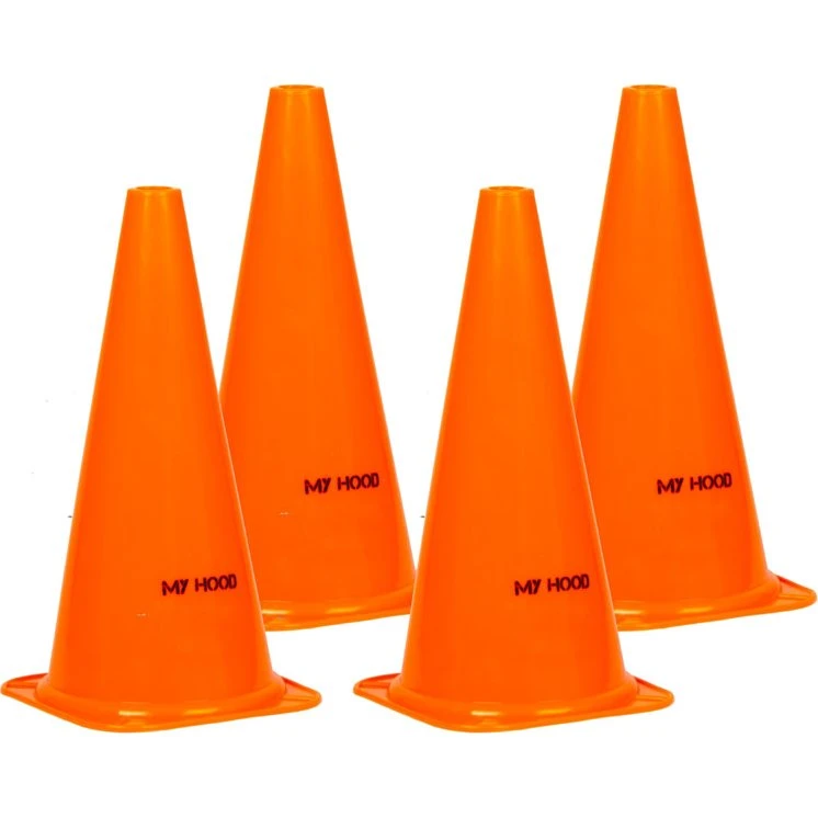 My Hood markeringskegler 4 stk. 38 cm - orange