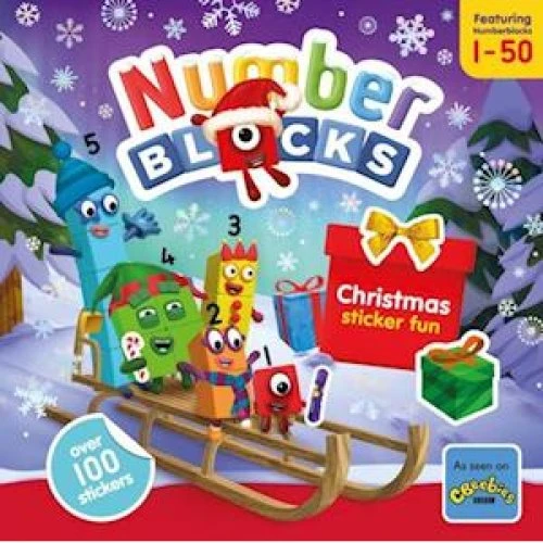 Numberblocks Christmas Sticker Fun - Aktivitetsbog