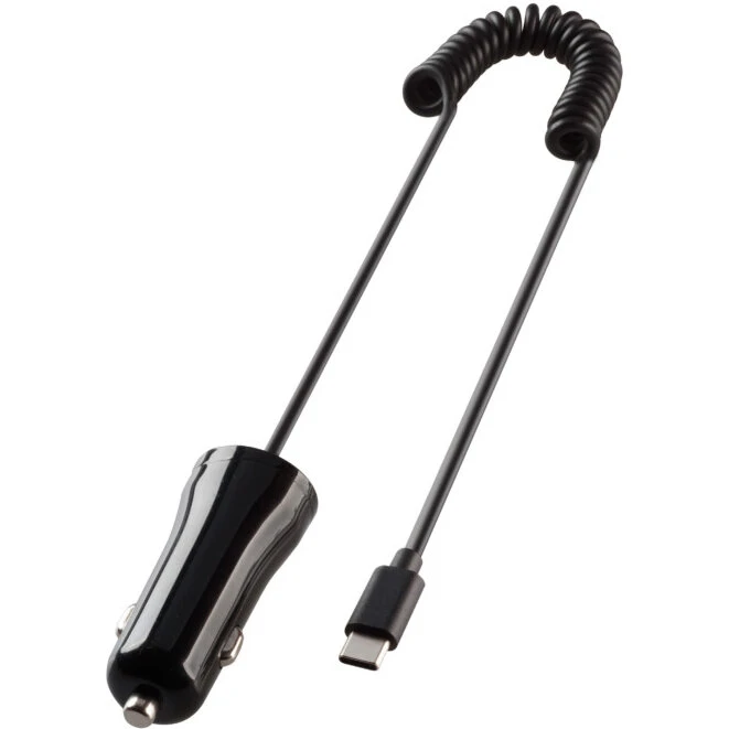 Vivanco 62785 USB-C biloplader 12W (2,4A) - Sort