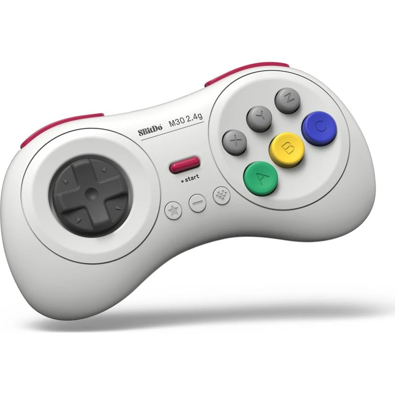 8BitDo M30 2.4G Trådløs Gamepad – 6-knaps Retro Controller