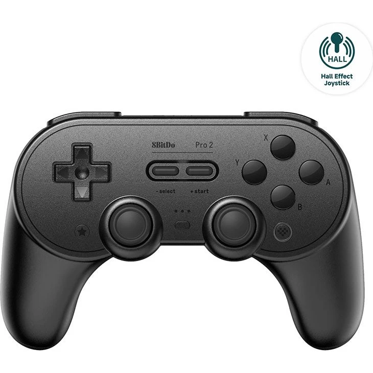 8BitDo PRO 2 Hall Edition – Trådløs Controller (Sort)