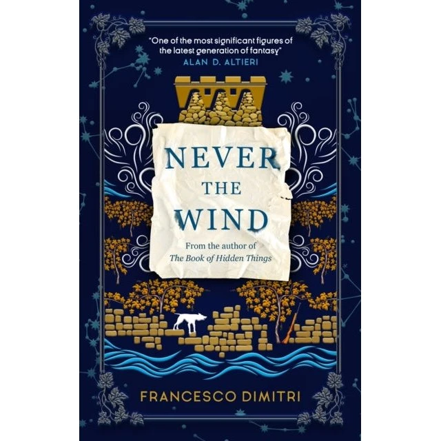 Never the Wind - Francesco Dimitri (Bog)