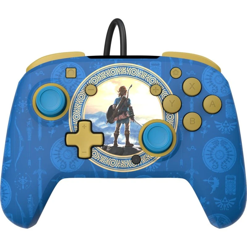 PDP Rematch Kablet Controller – Hyrule Blue til Nintendo Switch