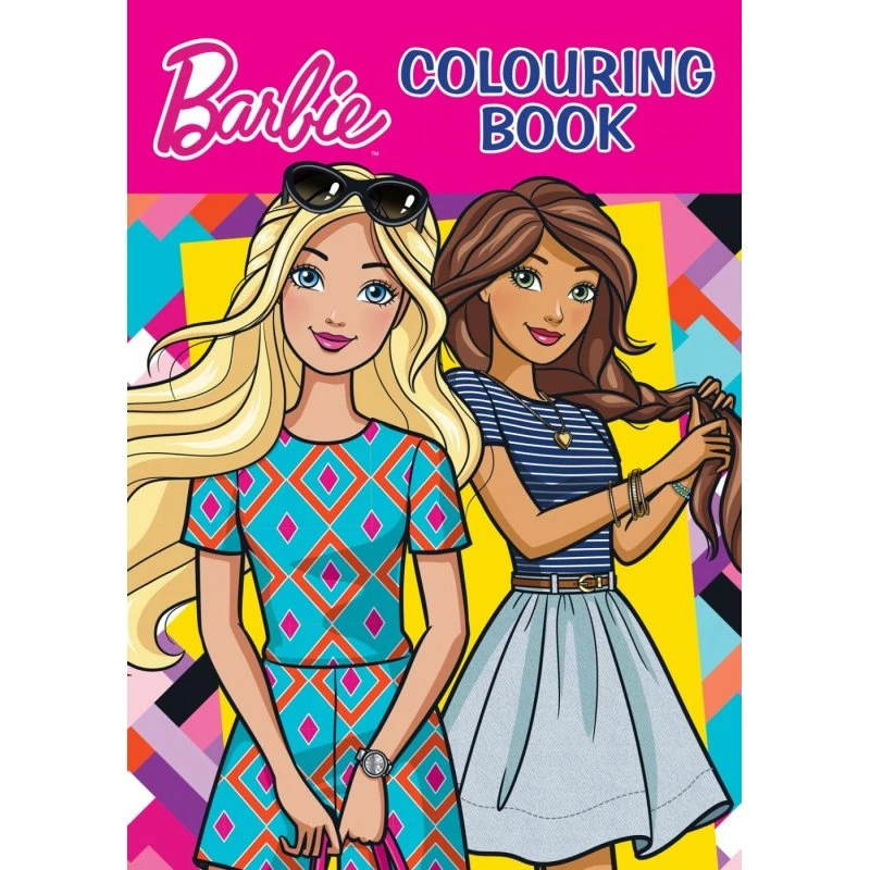 Barbie Malebog - 48 sider med eventyr og glamour