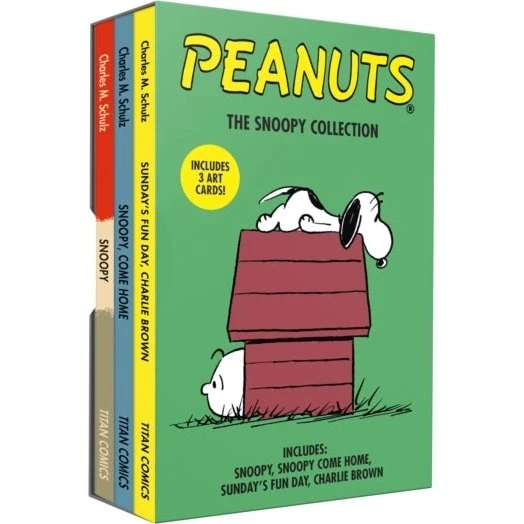 Snoopy Boxed Set - 3 klassiske Peanuts tegneseriebøger
