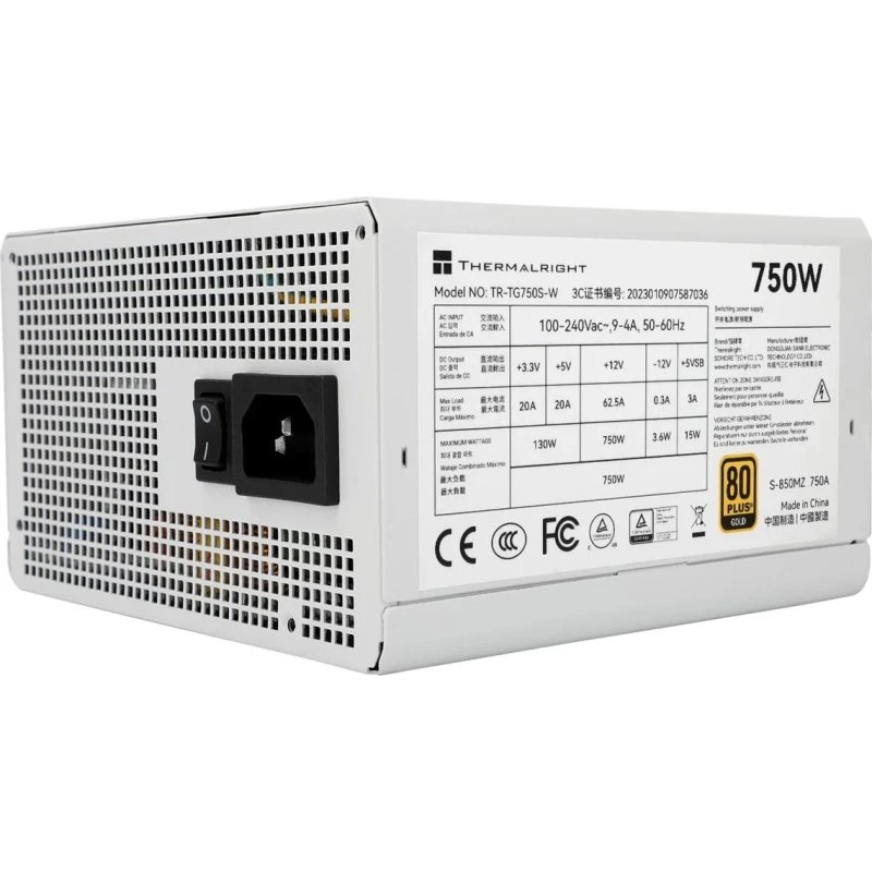 Thermalright TR-TG 750S-W 750W 80+ Gold (hvid, non-modular)