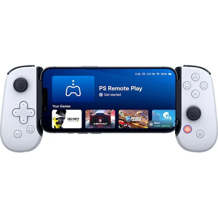 Backbone One PlayStation Edition til iPhone – Hvid (kablet)