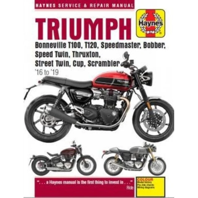 Haynes Manual: Triumph Bonneville, Speedmaster & Bobber (16-19)